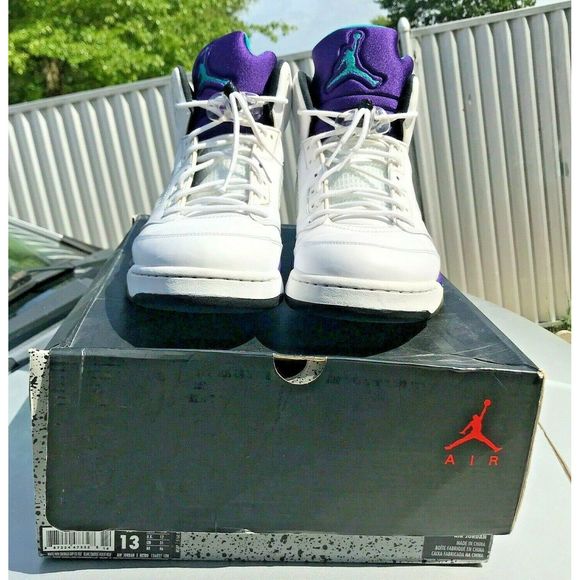Jordan Other - Nike Air Jordan 5 Retro Grape Size 13 Mens
